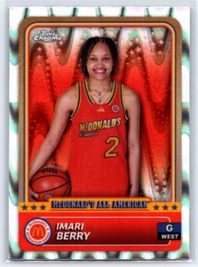2024 Topps Chrome McDonald's Imari Berry RayWave Refractor #63 Louisville - Picture 1 of 2