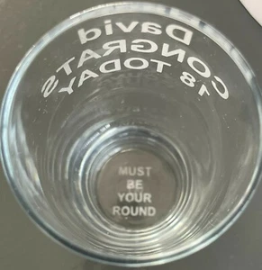 Personalised Engraved Pint Glass - Picture 1 of 2
