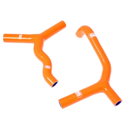 Kit de manguera naranja SAMCO radiador Y apto para KTM 85SX 2003 2004 2005 2006 2007 2008 2009 Foto 1 de 2