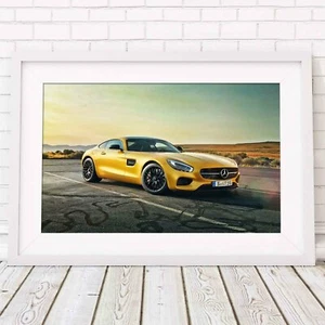 MERCEDES BENZ AMG GT - Car Poster Picture Print Sizes A5 to A0 **FREE DELIVERY** - Bild 1 von 14