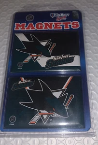 Wincraft Sports -Squali San Jose -Magneti/Confezione da due (2) Nuovi/Sigillati - Foto 1 di 4