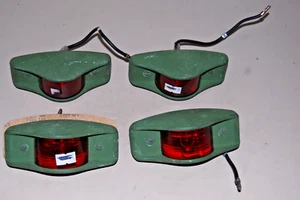 Luces marcadoras laterales de aluminio fundido HMMVV M998 LMTV 24V verde 4 rojo oliva drab - Imagen 1 de 2