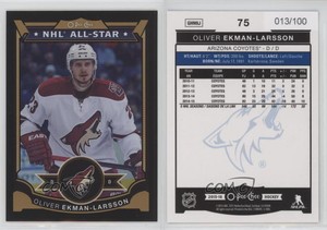 2015-16 O-Pee-Chee Rainbow Foil Black /100 Oliver Ekman-Larsson #75