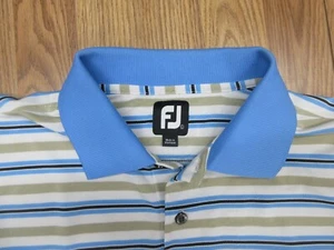 CAMISA REGULAR FOOTJOY POLI/SPANDEX AZUL, CAQUI, GRIS Y BLANCO Talla GRANDE, L - Imagen 1 de 3
