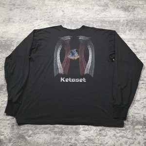Camiseta Ketaset De Colección Para Hombre Grande Años 90 Manga Larga Death Metal Banda Rara - Imagen 1 de 10