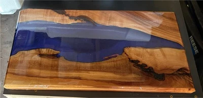 Live Edge Resin TableTop Small - Image 1 of 4