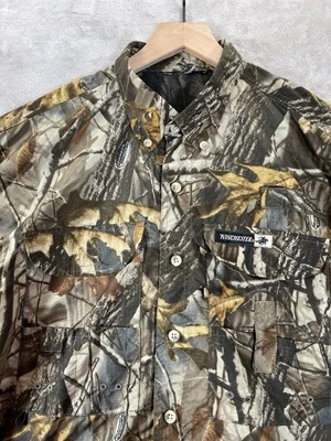 Camisa De Colección Winchester Hombres Ventilada Nylon Caza Camuflaje Manga Larga Abotonada XL Foto 1 de 4
