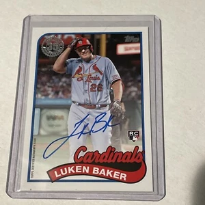 Luken Baker #89BA2-LB 2024 Topps Actualización 35 Aniversario Autógrafos Novato Automático - Imagen 1 de 2