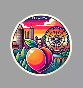 Adesivo per laptop Atlanta Georgia - Foto 1 di 5