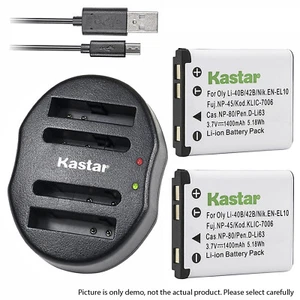 DUAL Charger Combo For Sanyo VPC-T1060 T1284 T1495 T1496 TP1000 - Picture 1 of 5