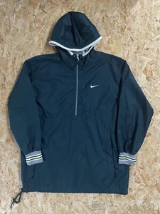 Nike Womens Vintage Half Zip Nylon Windbreaker Jacket Size  Large 12-14 - Picture 1 of 5