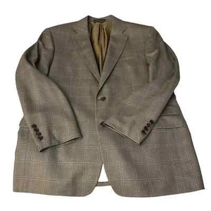 Giacca tuta Lauren Ralph Lauren marrone/marrone 2 bottoni seta/lana 41R - Foto 1 di 15