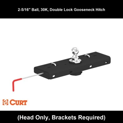 CURT 2011-2013 Ram 2500 Double Lock Gooseneck Hitch, 30K, 2-5/16" Ball — 第 1/4 张图片