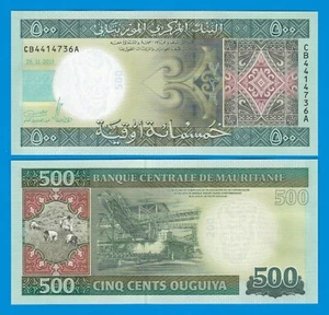 Mauritania 500 Ouguiya P 18 2013 UNC - Picture 1 of 1