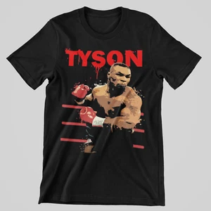 Mike Tyson Heavyweight Champ Brooklyn Retro VTG Premium Blend Graphic T-Shirt - Picture 1 of 9