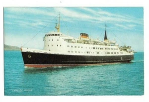 Lady Of Mann, Isle Of Man Ferry Postcard. - Picture 1 of 2