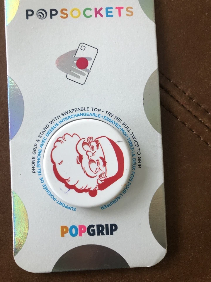 PopSockets Popgrip Cell Phone Grip & Stand Santa 804796