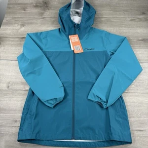 Berghaus Ladies Deluge Pro 3.0 Waterproof Rain Jacket Coat Hiking Womens Medium - Picture 1 of 11