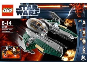 LEGO STAR WARS ANAKIN'S JEDI INTERCEPTOR ACTIS FROM SET 9494 NO MINIFIGURES VGC - Picture 1 of 11