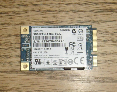 SanDisk X110 SD6SF1M-128G-1022 128GB Storage - Image 1 of 2