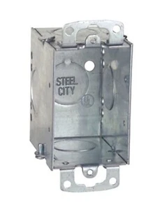Steel City CW3/4-25 Switch Box Single Gang 3/4" K.O.s - Picture 1 of 3