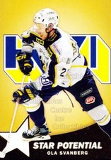 2005-06 Swedish Elitset SHL Star Potential #8 Ola Svanberg