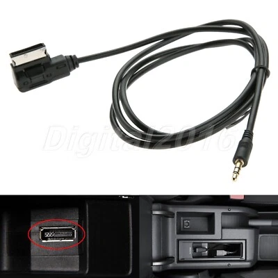 AMI MMI AUX a jack 3,5 mm cavo adattatore interfaccia audio musica auto adatto Audi - Immagine 1 di 4