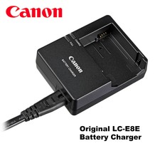 Original OEM Canon EOS Rebel T3i T4i T5i LC-E8 LC-E8E Charger for LP-E8 Battery