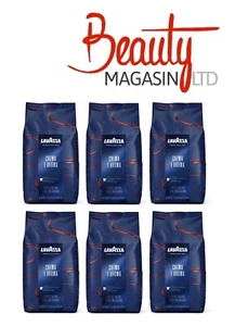 6 X LavAzza Crema E Aroma Coffee Beans, Super Roast, 1kg/2.2lb Bags (Pack of 6) - Picture 1 of 3