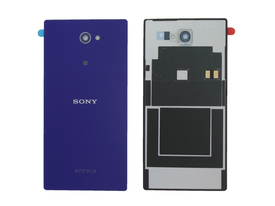 Cubierta de batería púrpura original Sony D2303, D2305, D2306 Xperia M2 y NFC - 78P71100 Foto 1 de 1