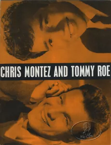 Libro de gira programa de conciertos de los Beatles 1963 Reino Unido Tommy Roe Chris Montez - Imagen 1 de 2