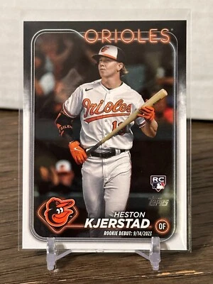 2024 Topps Update Heston Kjerstad Baltimore Orioles RC #US86 - Image 1 of 2