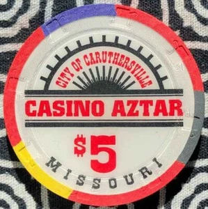 $5. Casino Aztar Casino Chip - Caruthersville, Missouri๐ฅ๐ฅ๐ฅ๐ฅ๐ฅ๐ฅ๐ฅ๐ฅ๐ฅ๐ฅ๐ฅ๐ฅ - Picture 1 of 1