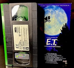 E.T. The Extra-Terrestrial - Steven Spielberg Complete with Box - VHS Tape - Foto 1 di 1