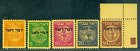 1948 alte Münzen, Palme, Zitrone, Trauben, PORTO, portosteuerpflichtig, Israel, Mi.Porto.1-5, postfrisch