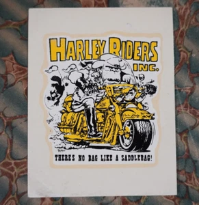 Original Vintage ED ROTH water Decal Harley PANHEAD FLH Motorcycle old bagger HD - Picture 1 of 3