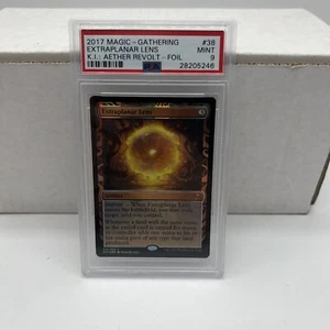 Extraplanar Lens - Psa 9 MINT - Kaladesh Inventions - MTG Masterpieces - Picture 1 of 8