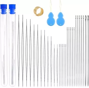 Jupean Large Sewing Needles, Yarn Needle Bent Tip Tapestry Needles Embroidery Ne - Picture 1 of 7
