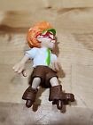 Burger King 1990s Kids Club Red Hair Boy I.Q Action Figure Toy 3" Happy Meal ¿