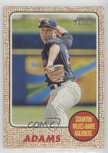 2017 Topps Heritage Minor League Edition First Name Omission Chance Adams #33