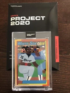 Topps PROJECT 2020 Card #141 1990 Frank Thomas by Keith Shore Print Run SP /6678 - Picture 1 of 2