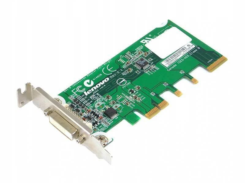 IBM Lenovo ADD2 Dvi-D Pci-E Video Connection Adapter Card FRU43C0258 - Low P - Image 1 of 1