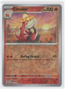 Pokemon Paradox Rift 024/182 Crocalor Reverse Holo - Picture 1 of 1