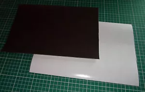 Hoja de acero de goma 200 mm x 300 mm bandeja de movimiento magnético (hierro metálico) - Imagen 1 de 1