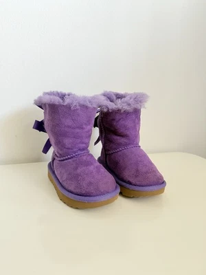 UGG Australia Black Toddler Bailey Bow II Boot Original Style 1017394T - Size 6  - Image 1 of 4