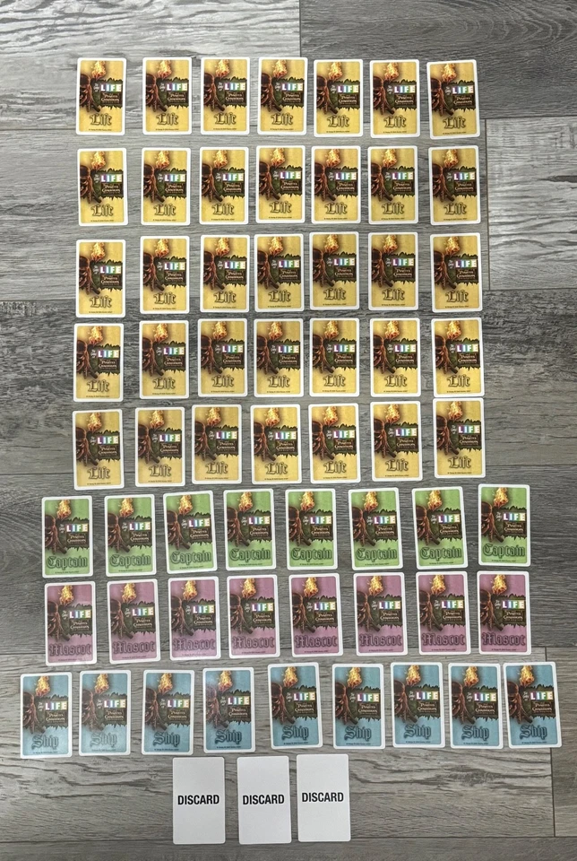 Game of Life Pirates of the Caribbean Dead Man’s Chest Replacement Parts Cards - Image 1 of 4