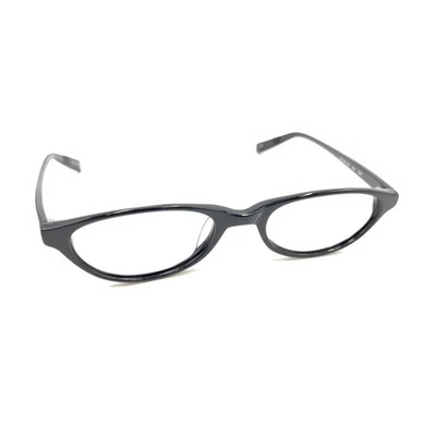 Armações de óculos Oliver Peoples Mia CBK preto oval 47-18 140 designer japonês - Imagem 1 de 4