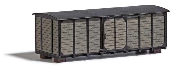 Busch 1986 HO Scale Wooden Shed -- Laser-Cut Wood Kit - Image 1 of 1
