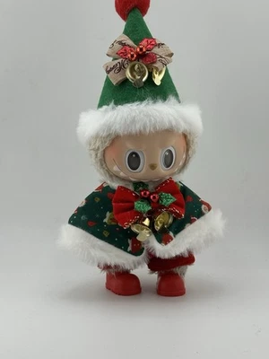 Labubu Ropa Navidad Conjunto Gorra 💚 (Sin Muñeca) Foto 1 de 3