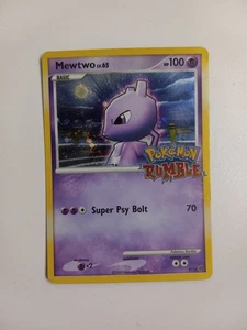 2009 Pokémon TCG #9/16 Mewtwo LV.65 Pokemon Rumble Stamp - Rare - Picture 1 of 4